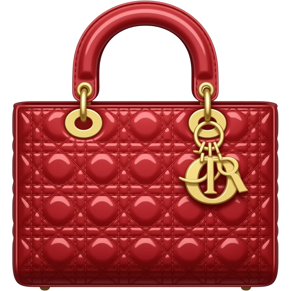 red dior bag emoji