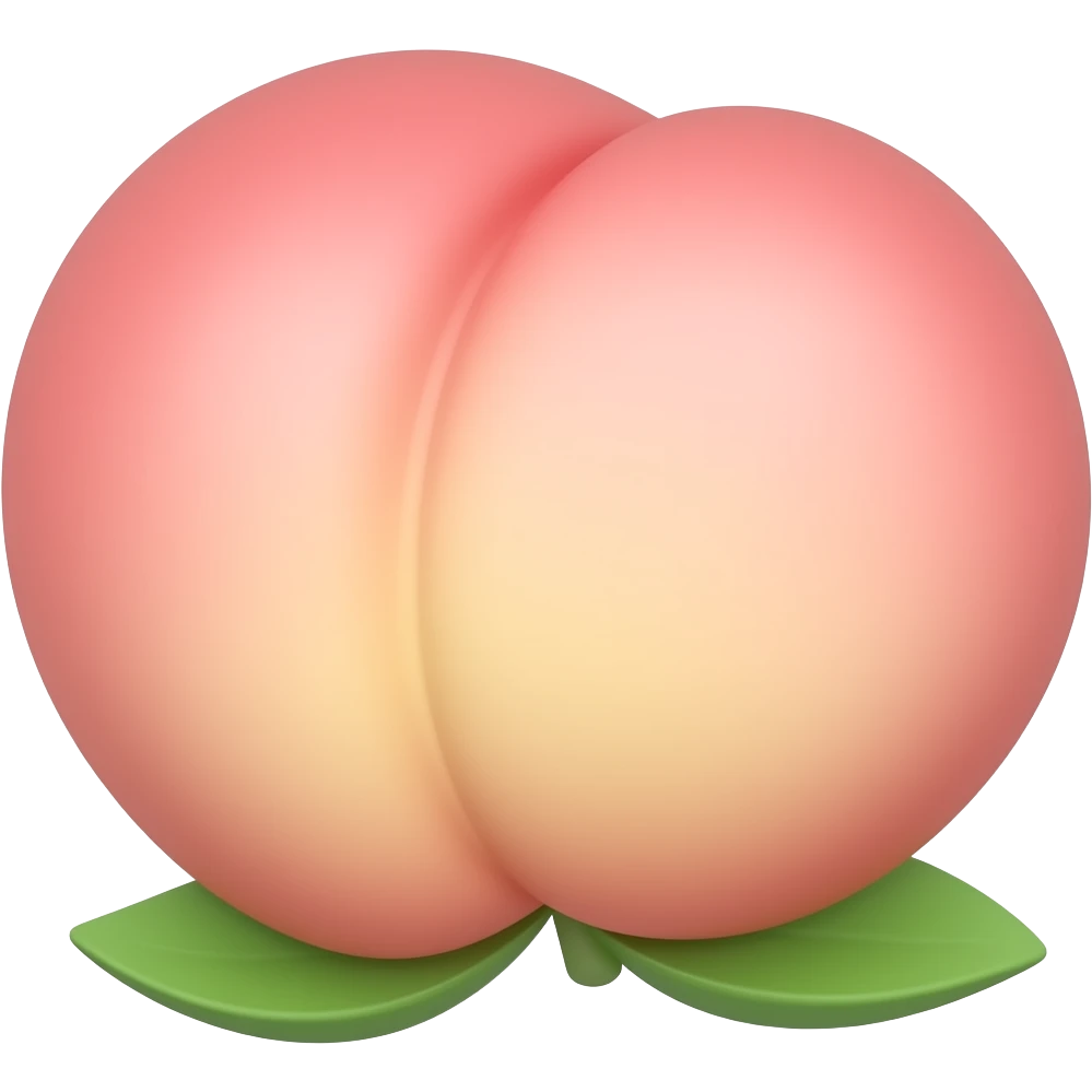 Light pink peach heart emoji emoji