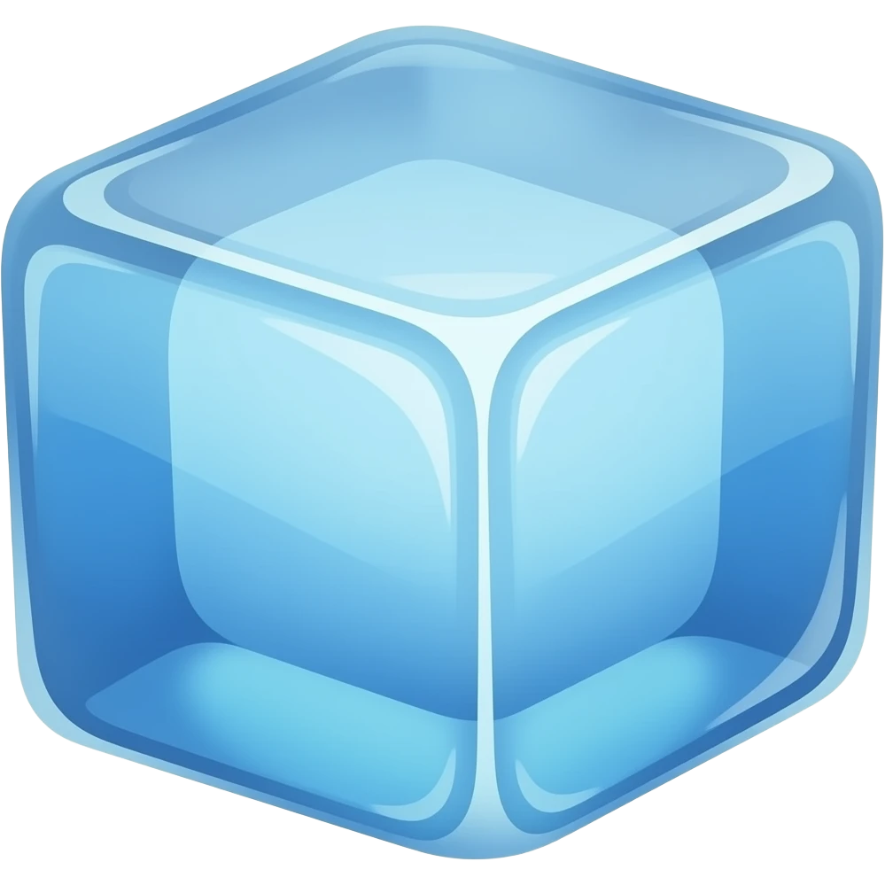 frozen blue iced block emoji