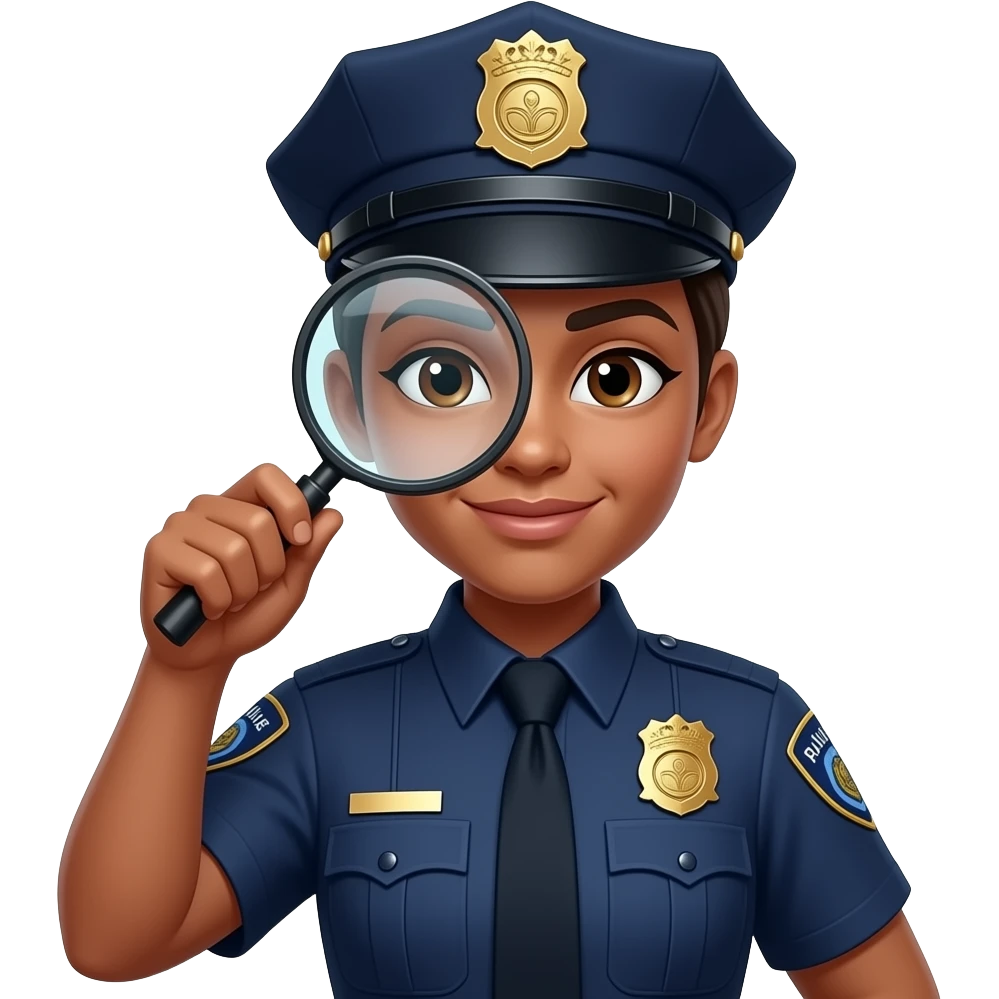 👮‍♀️ + 🔎 emoji
