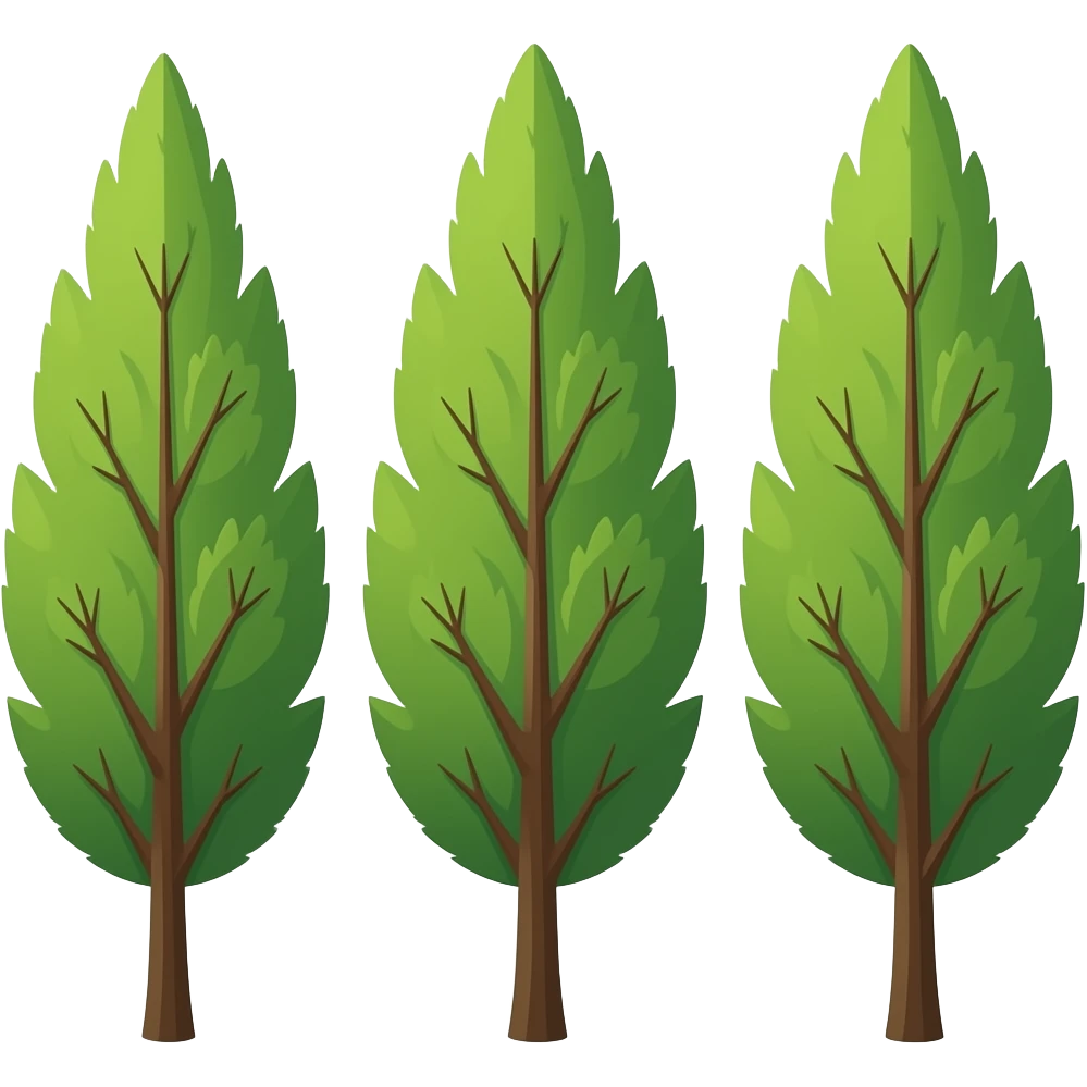 Poplars emoji
