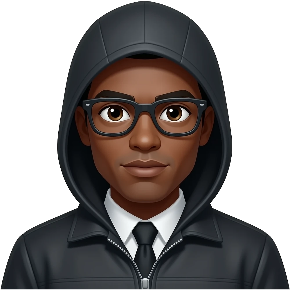 persona negra ladron emoji