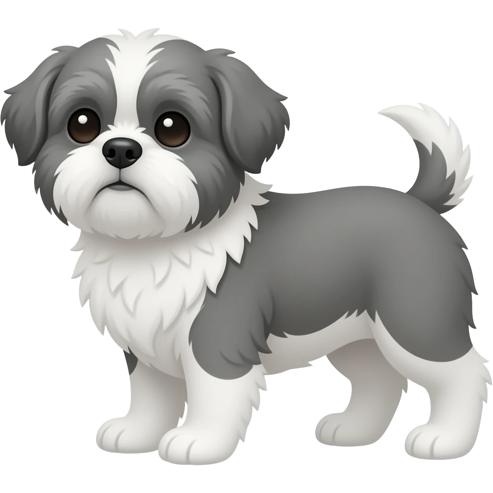 Grey shitzhu emoji