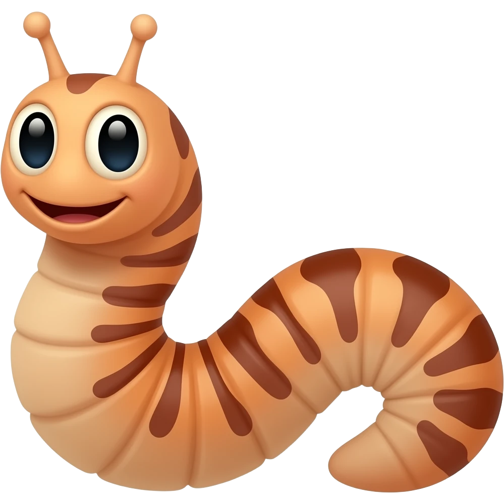 worm emoji