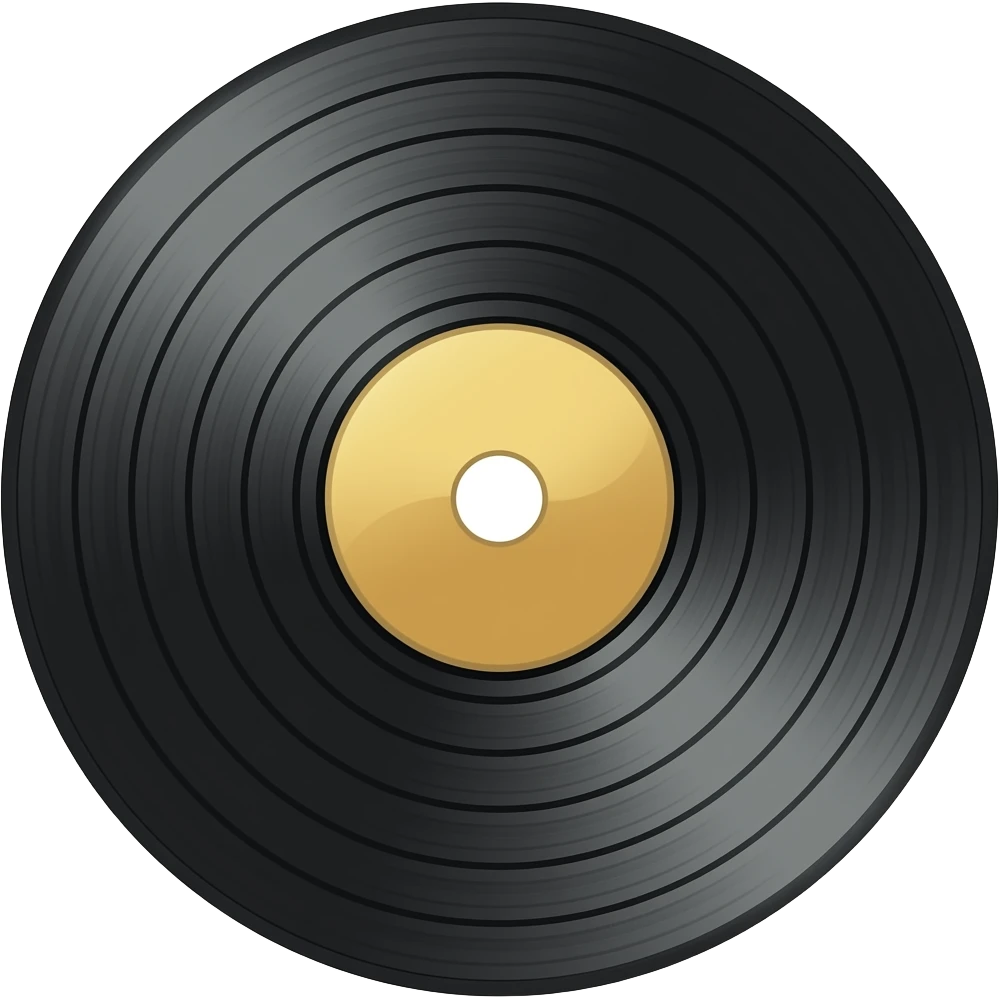 Music record emoji
