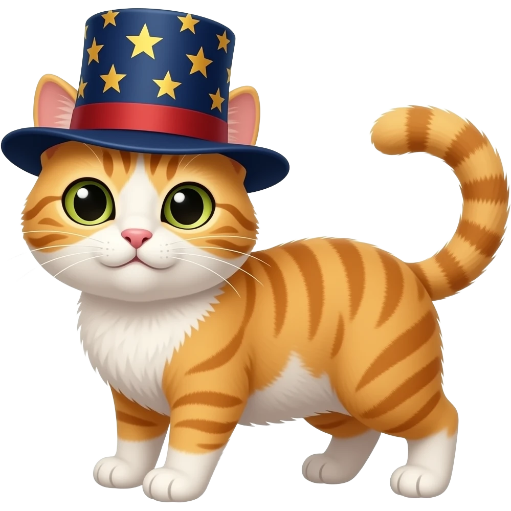 cat in a magic hat emoji