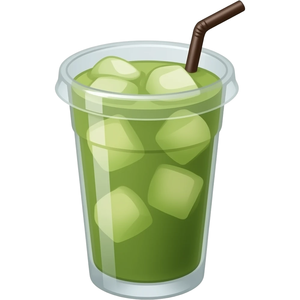 iced matcha emoji