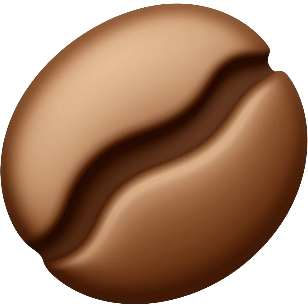 Coffe bean emoji