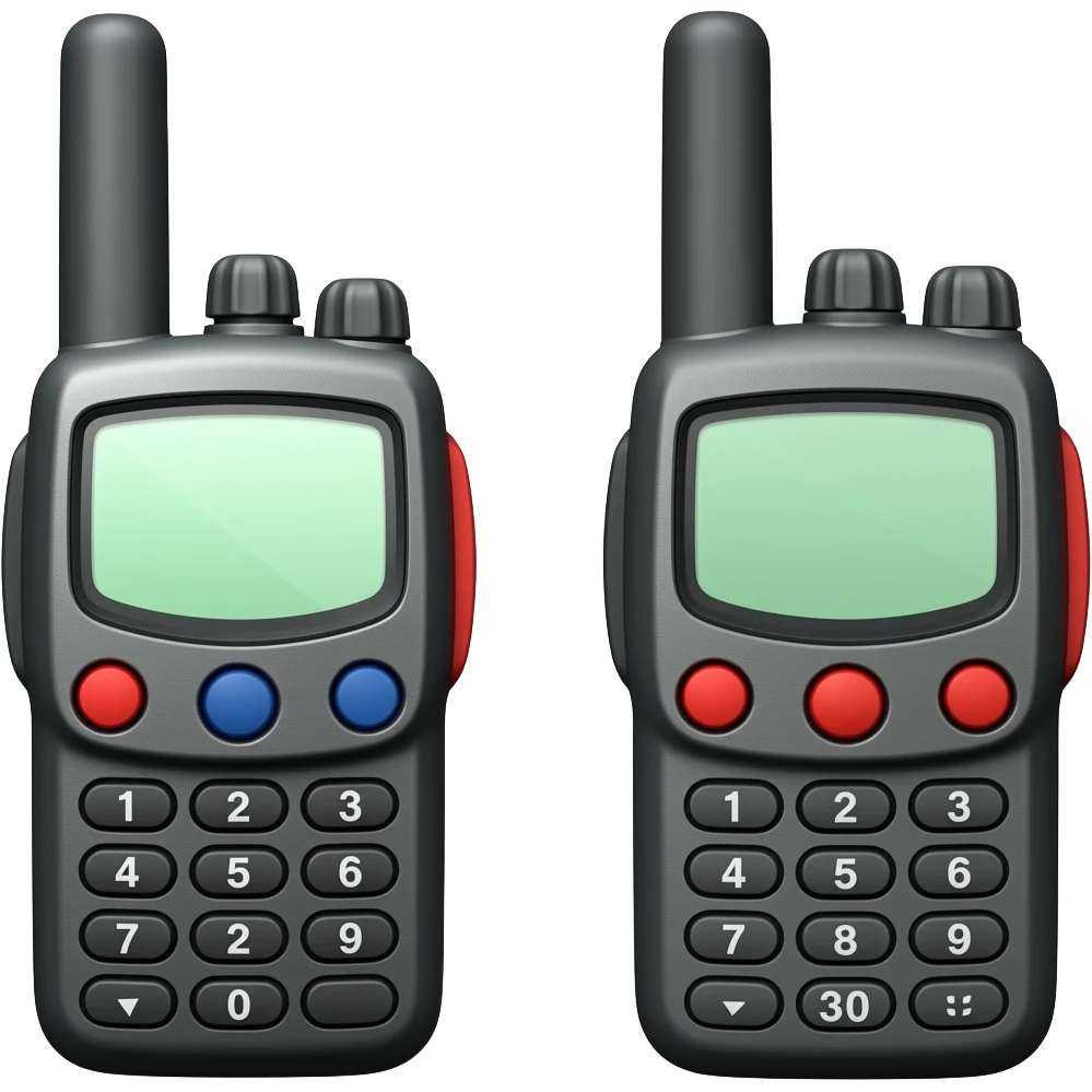 Walkie Talkies emoji