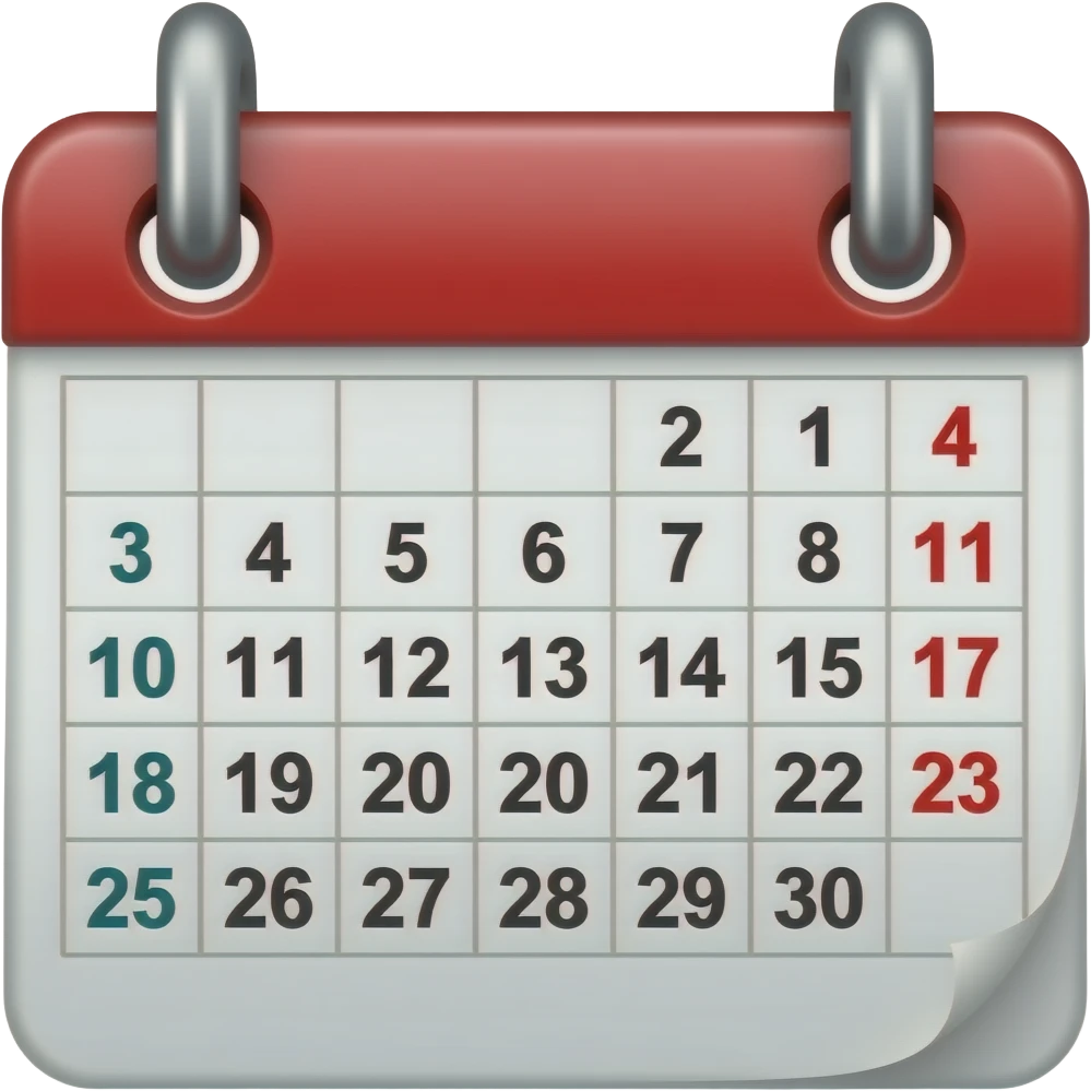 calendar emoji