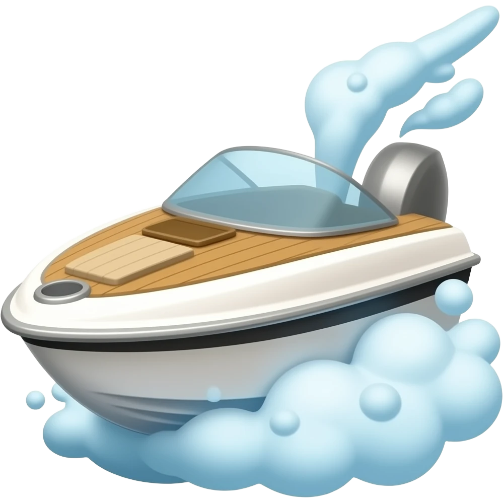 Speedboat emoji