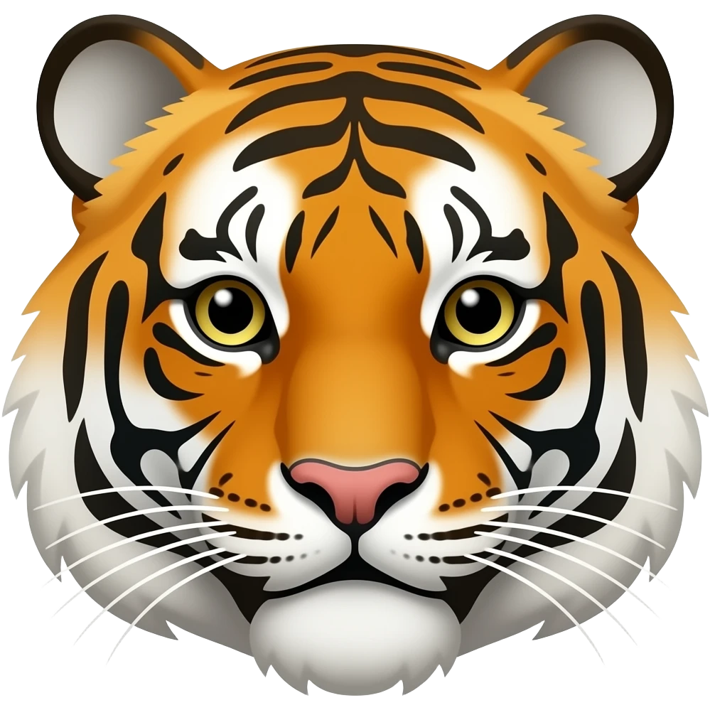 Tigers face emoji