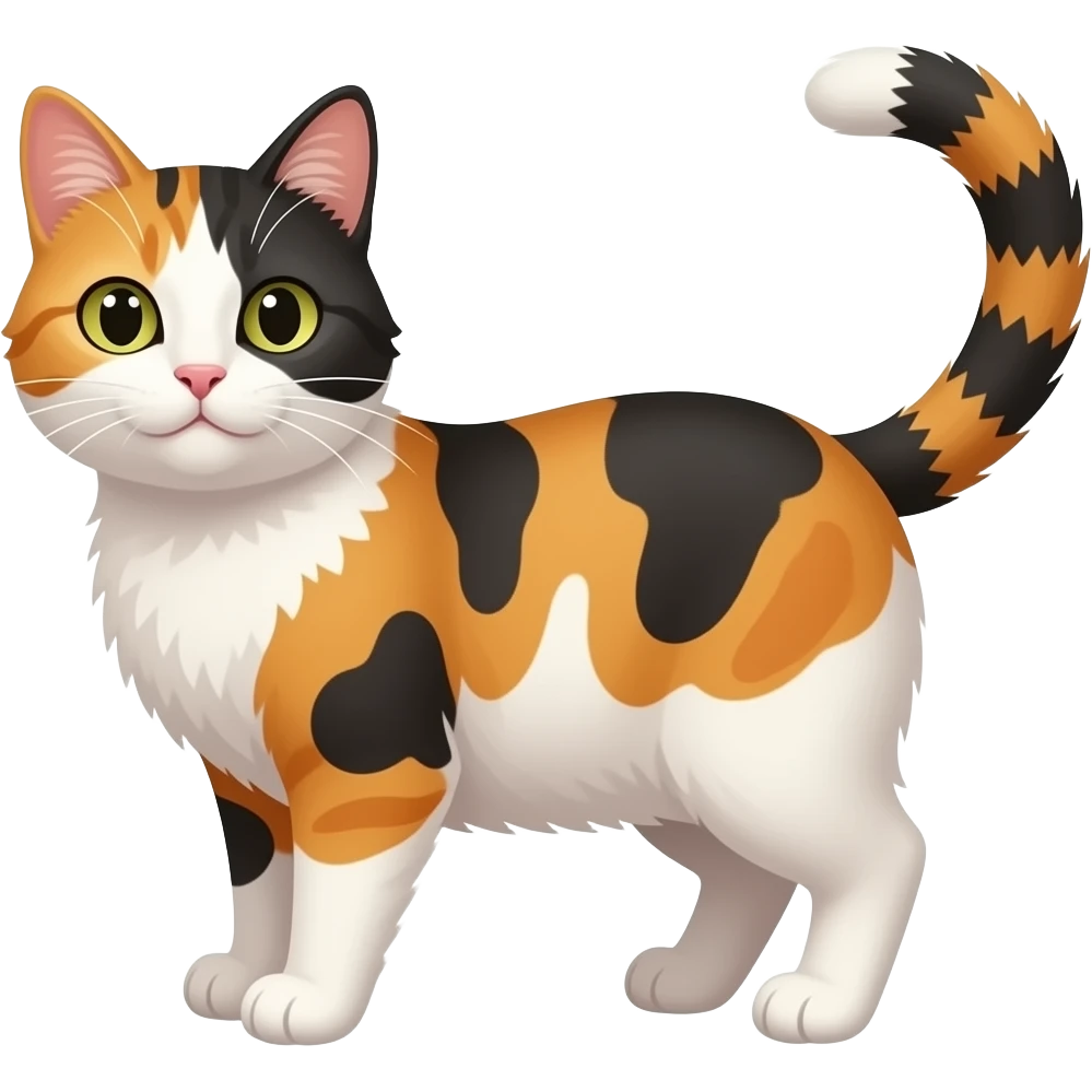 calico cat emoji