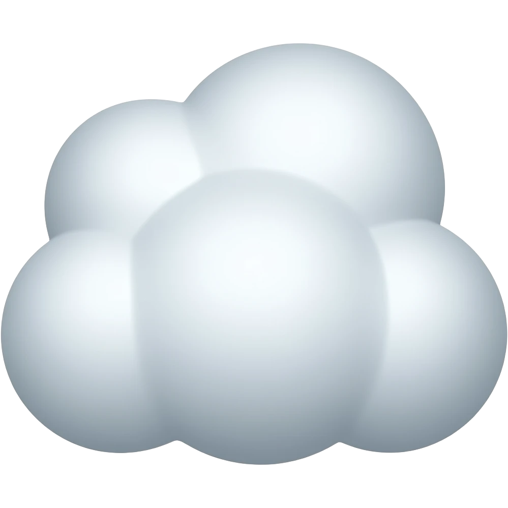 Nuvens emoji