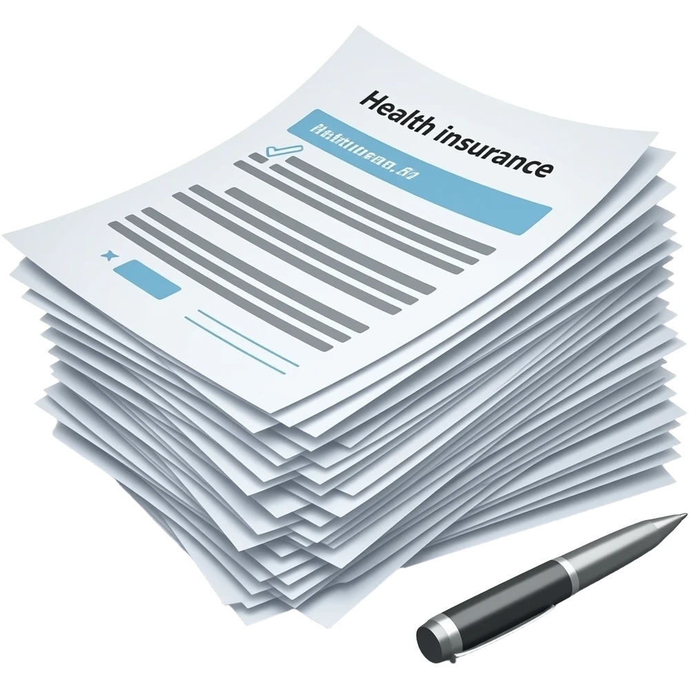 health insurance documents emoji