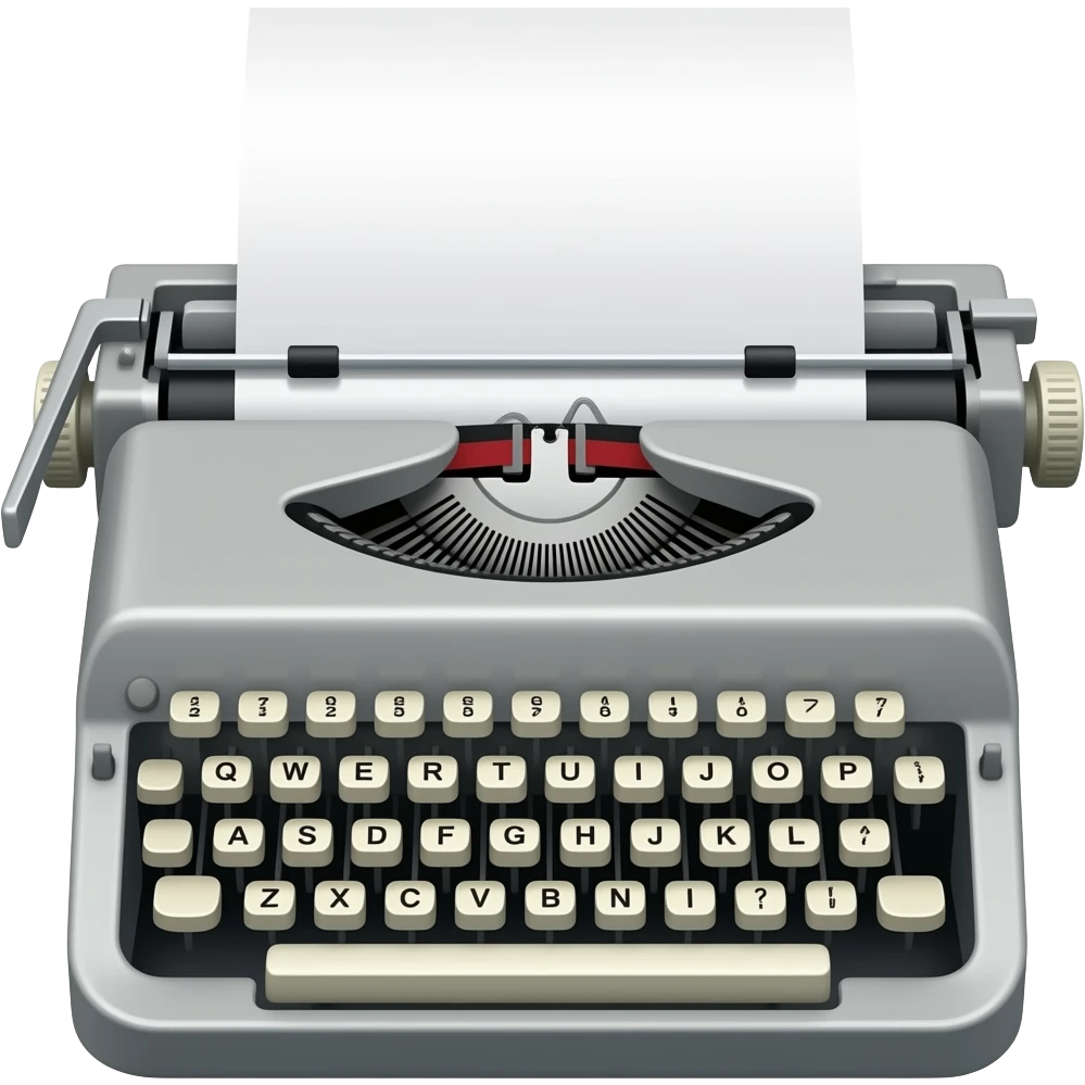 Typewriter emoji