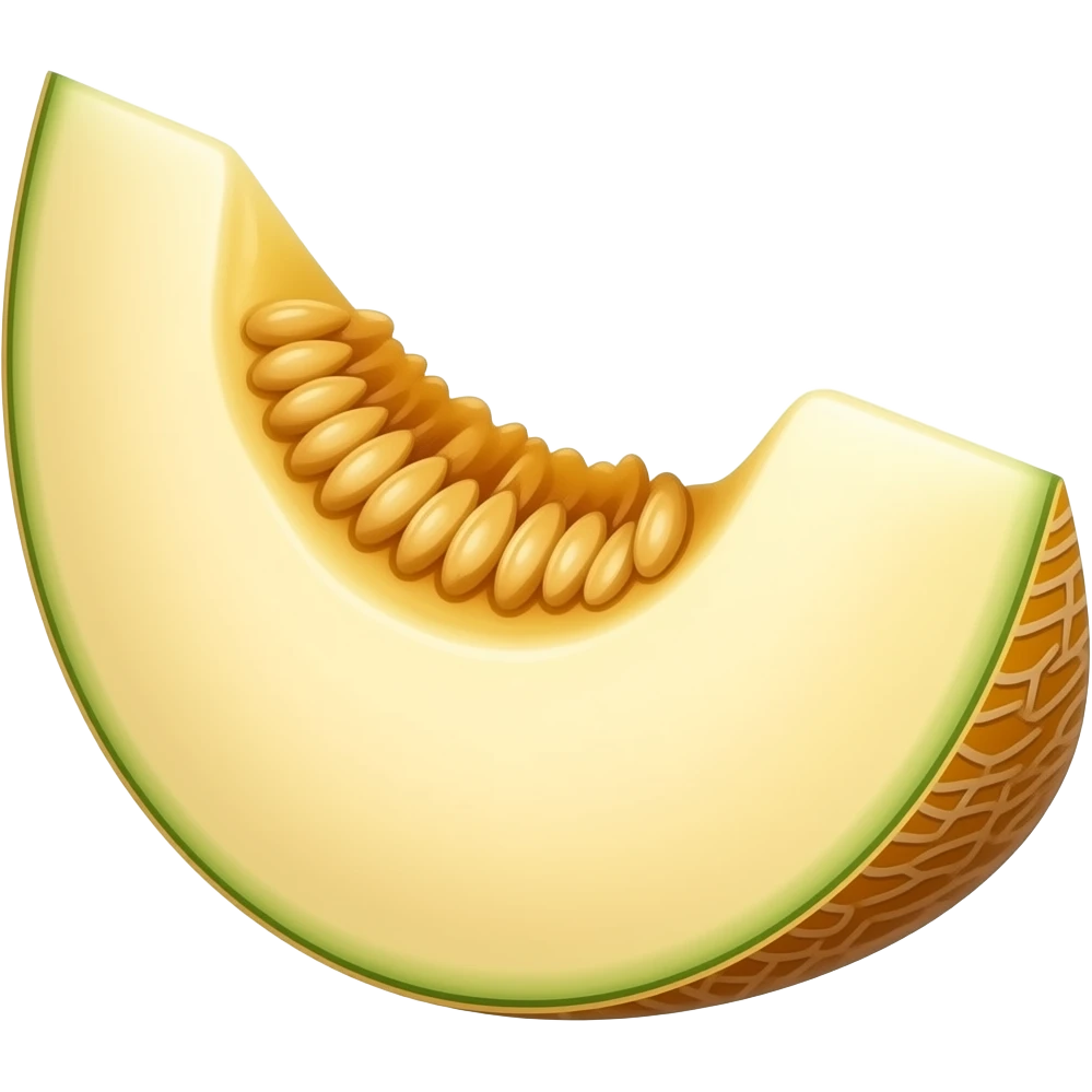 yellow melon slice emoji