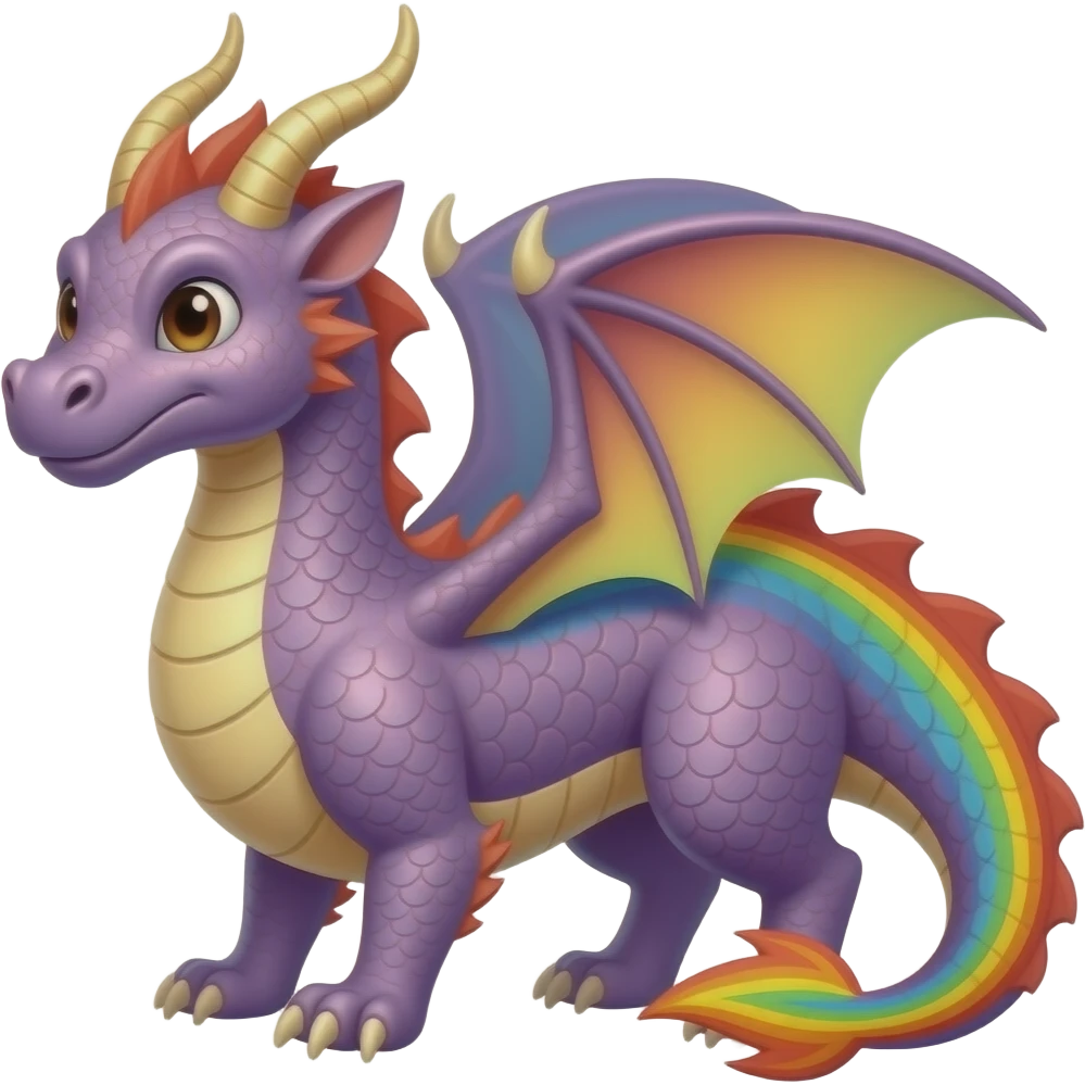 Dragon Rainbow emoji