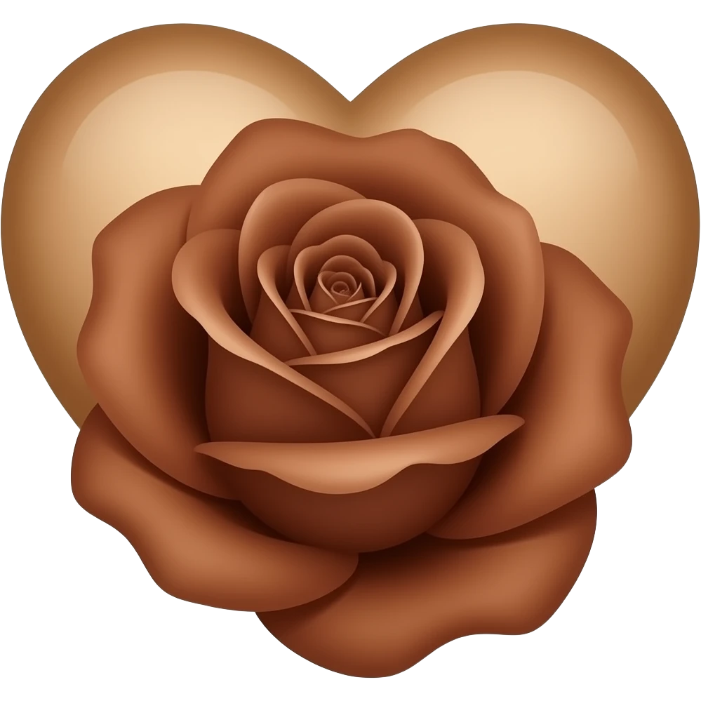 🤎🌹 emoji