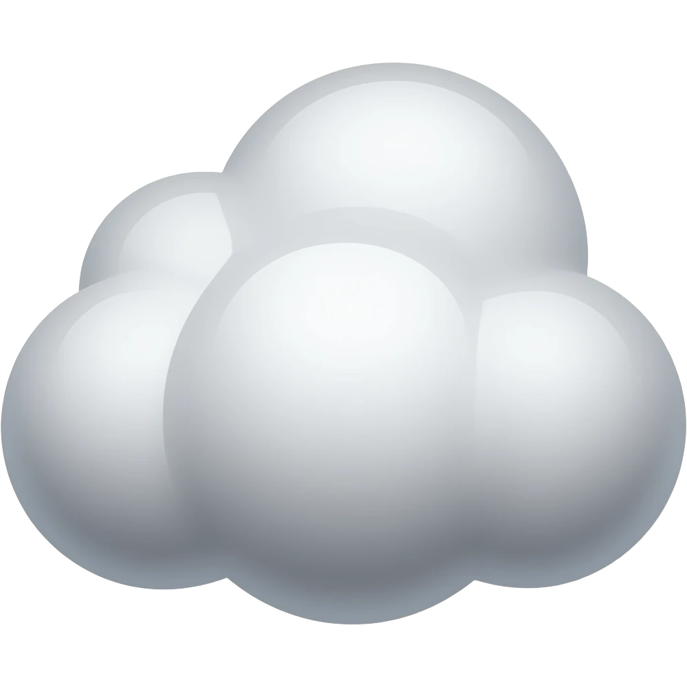 gray cloud emoji