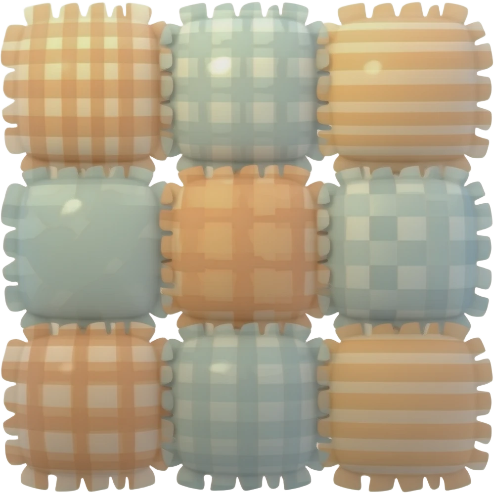 Patchwork pattern emoji