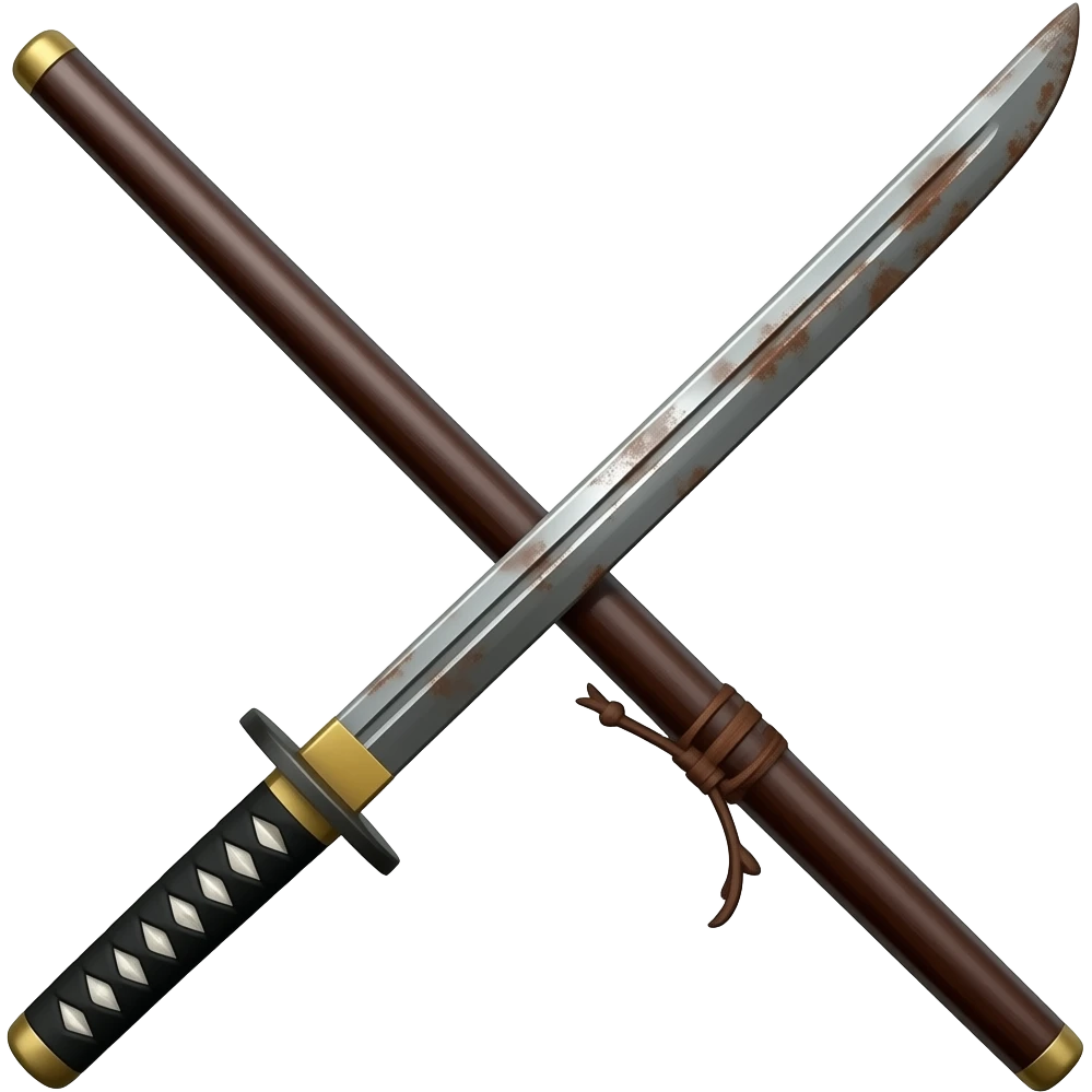 ancient single Katana emoji