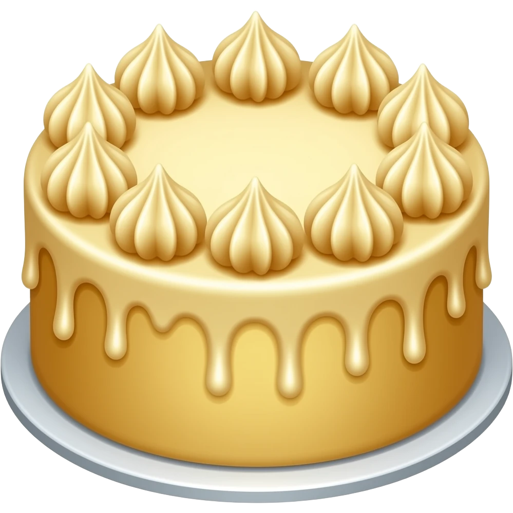 champagne cake emoji