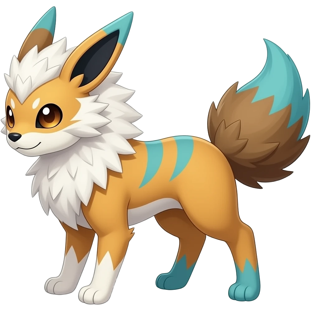 Absol-Sylveon-Jolteon-Litten-Luxray-Fakémon-hybrid emoji
