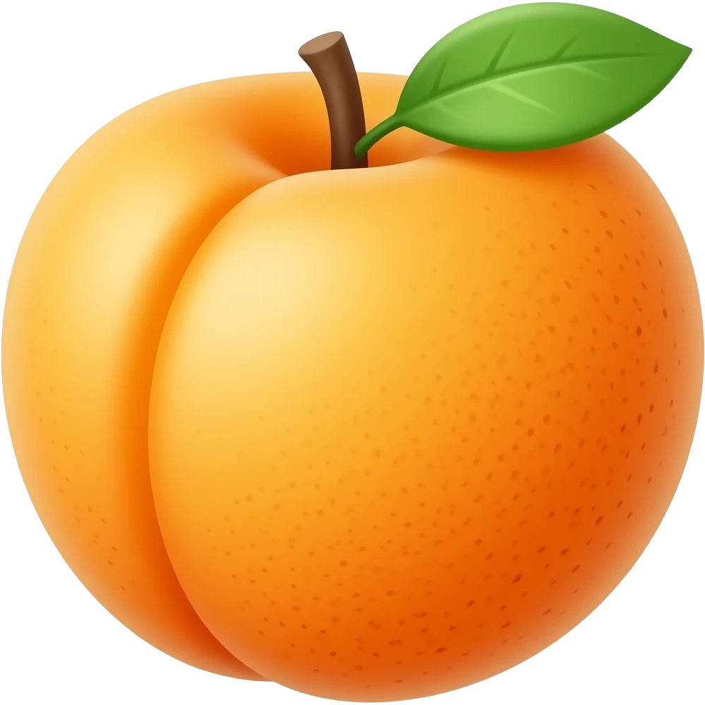 Apricot emoji