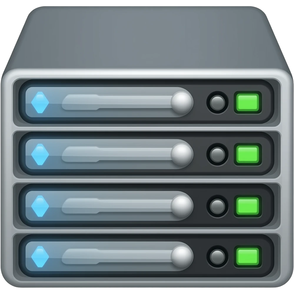 server flat emoji
