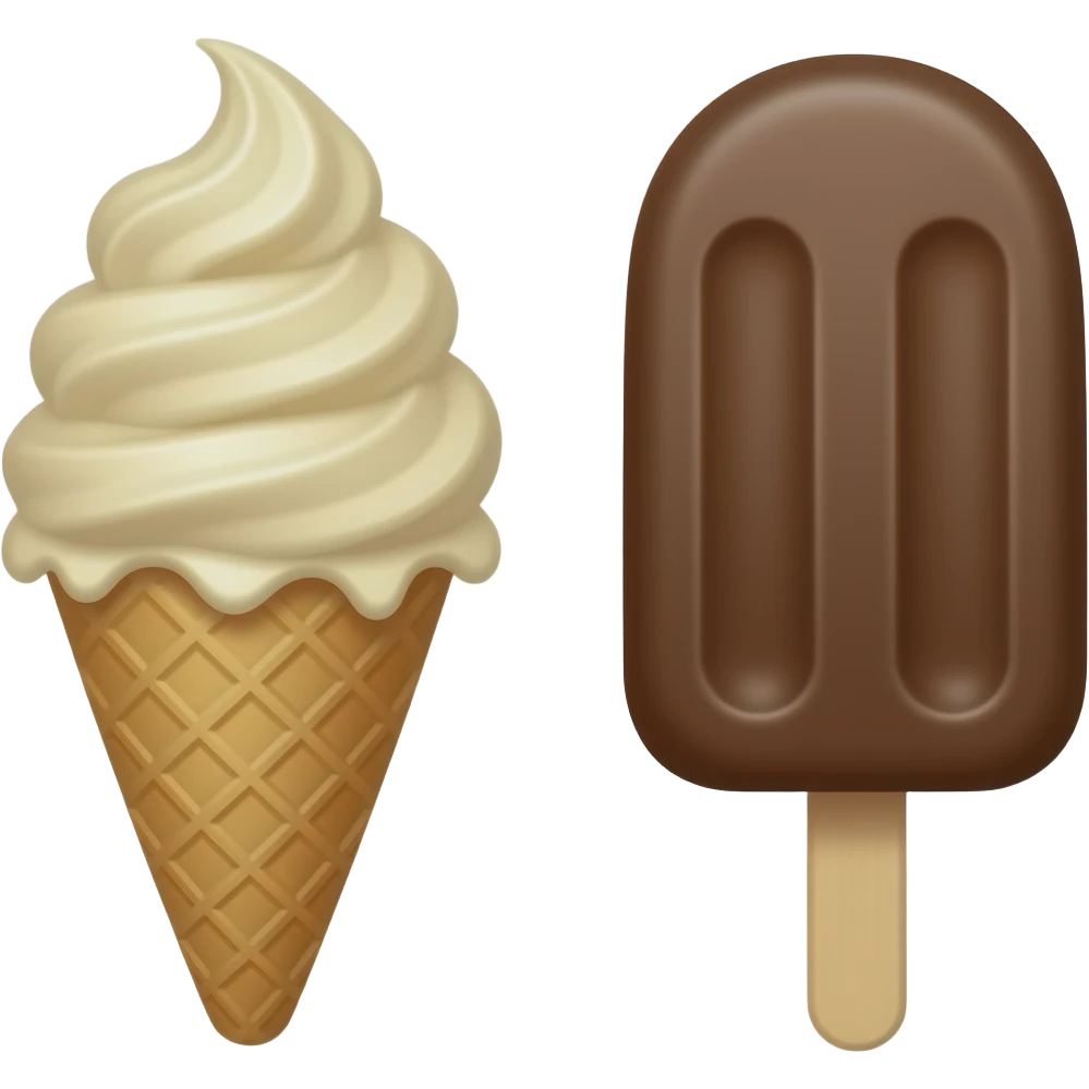 Sexi paleta de helado y chocolate emoji