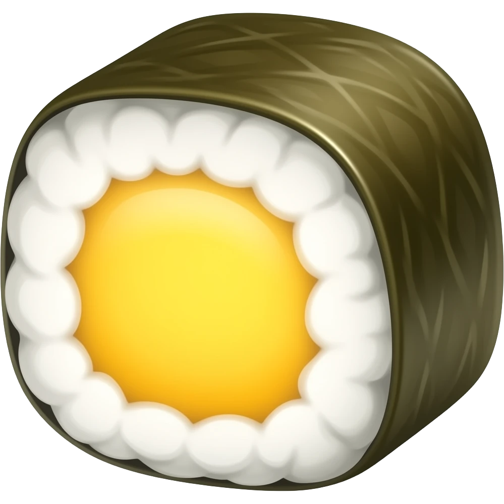 Sushi egg emoji