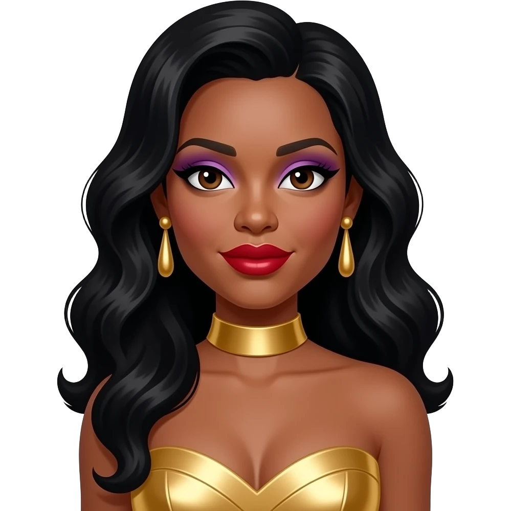 Tenitra Michelle Williams from Famous People with dark brown eyes, long ...