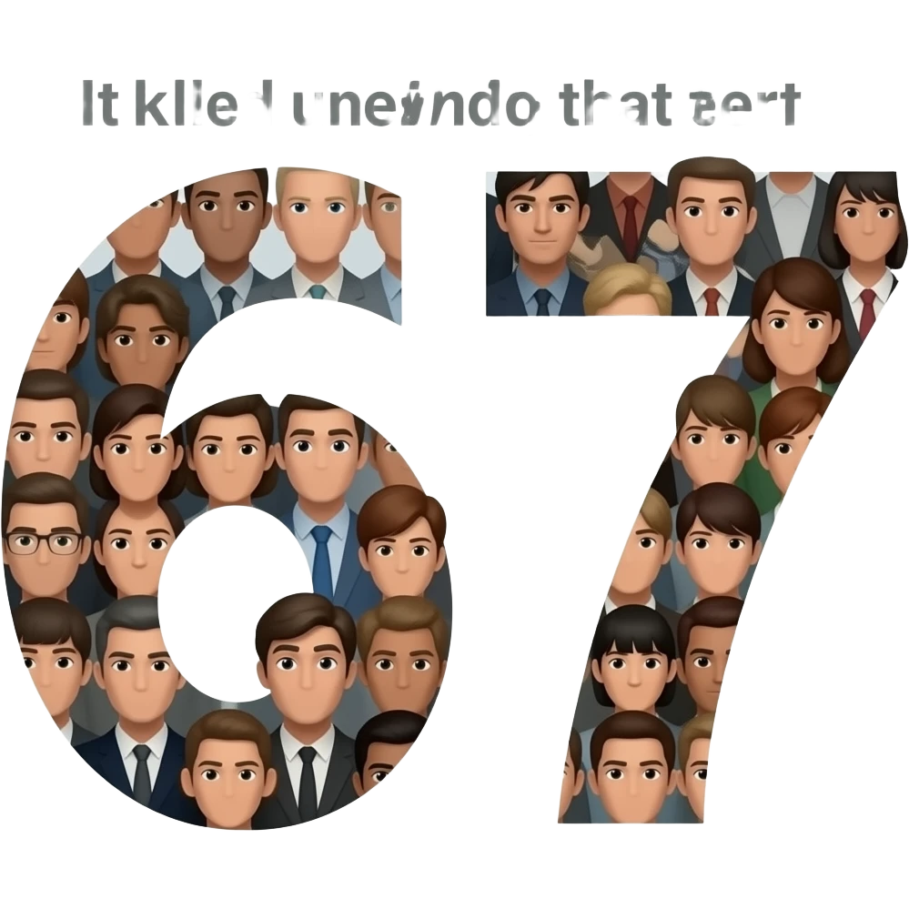 I killed one quadrillion people that said 67 emoji