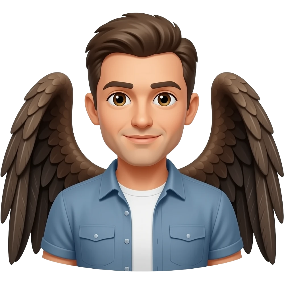 Call humanwith eagle wings emoji