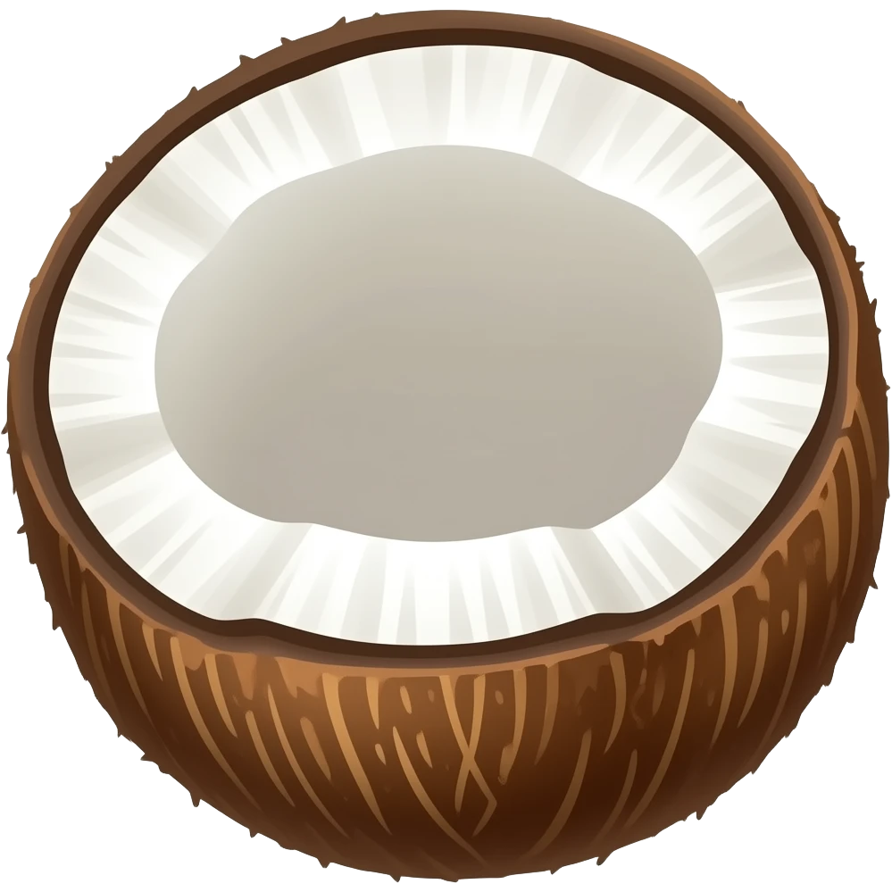 Coconut emoji