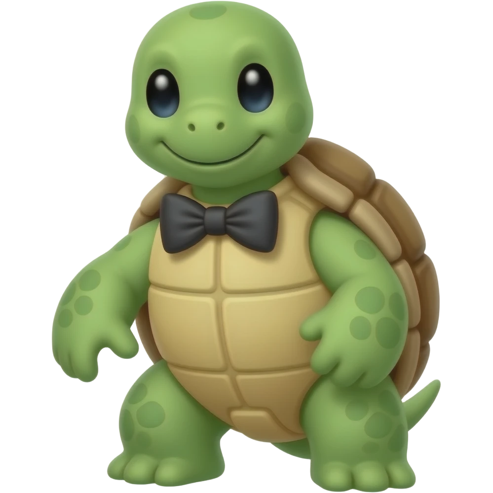 bow tie \ turtle emoji