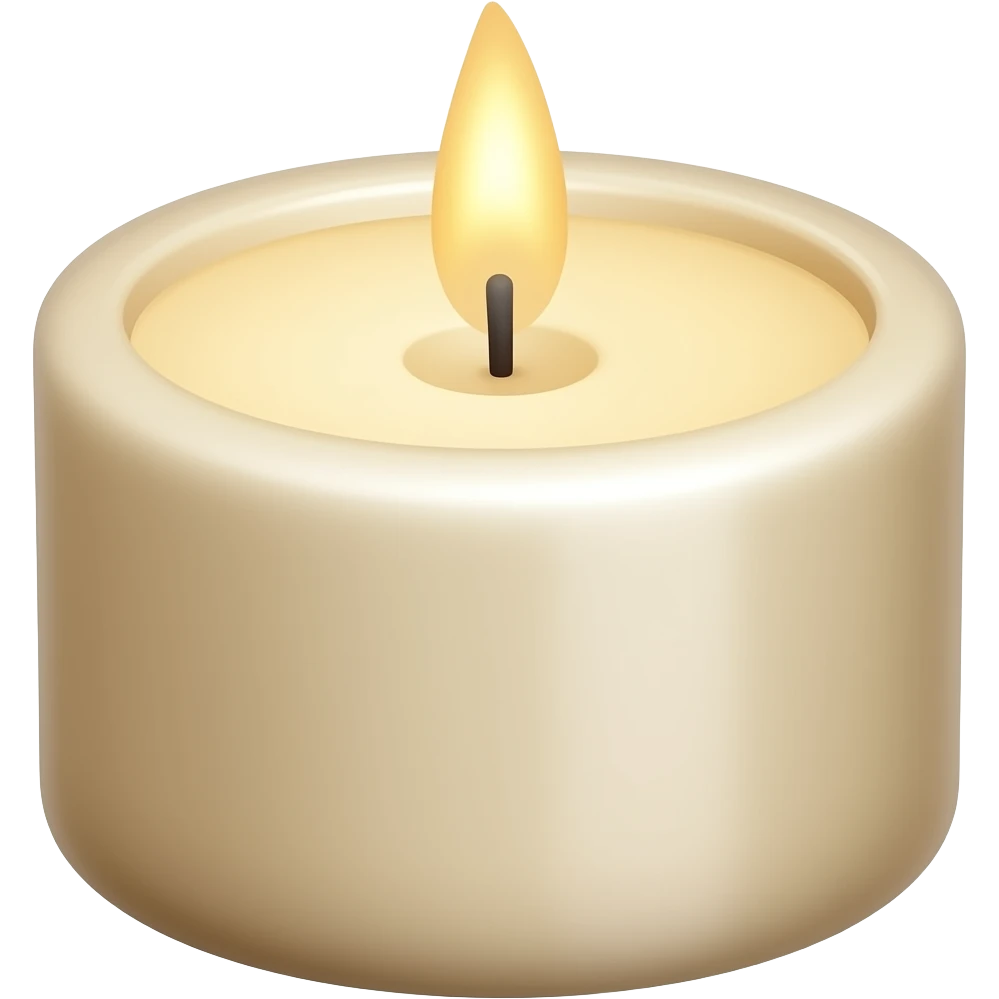Una vela emoji