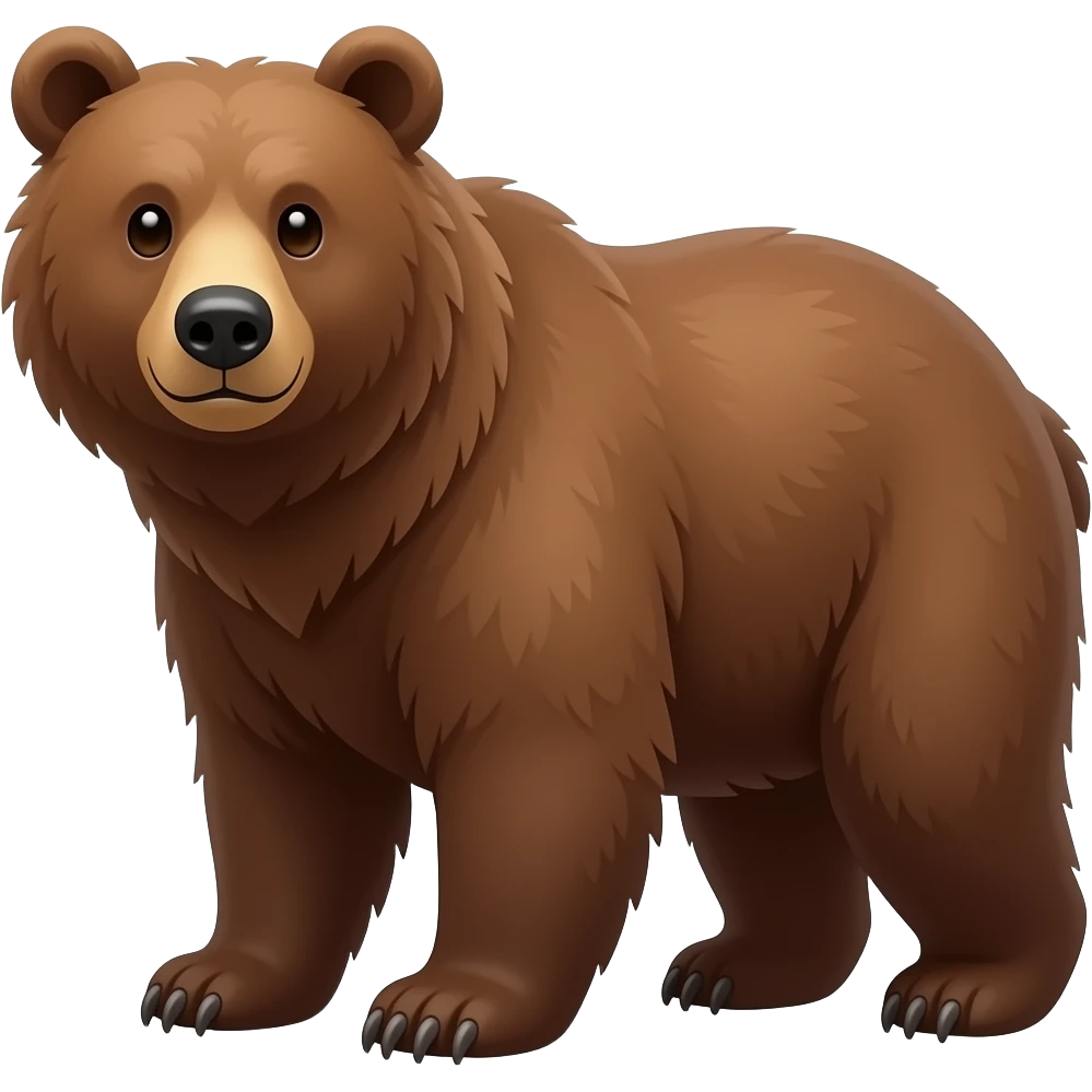 brown bear emoji