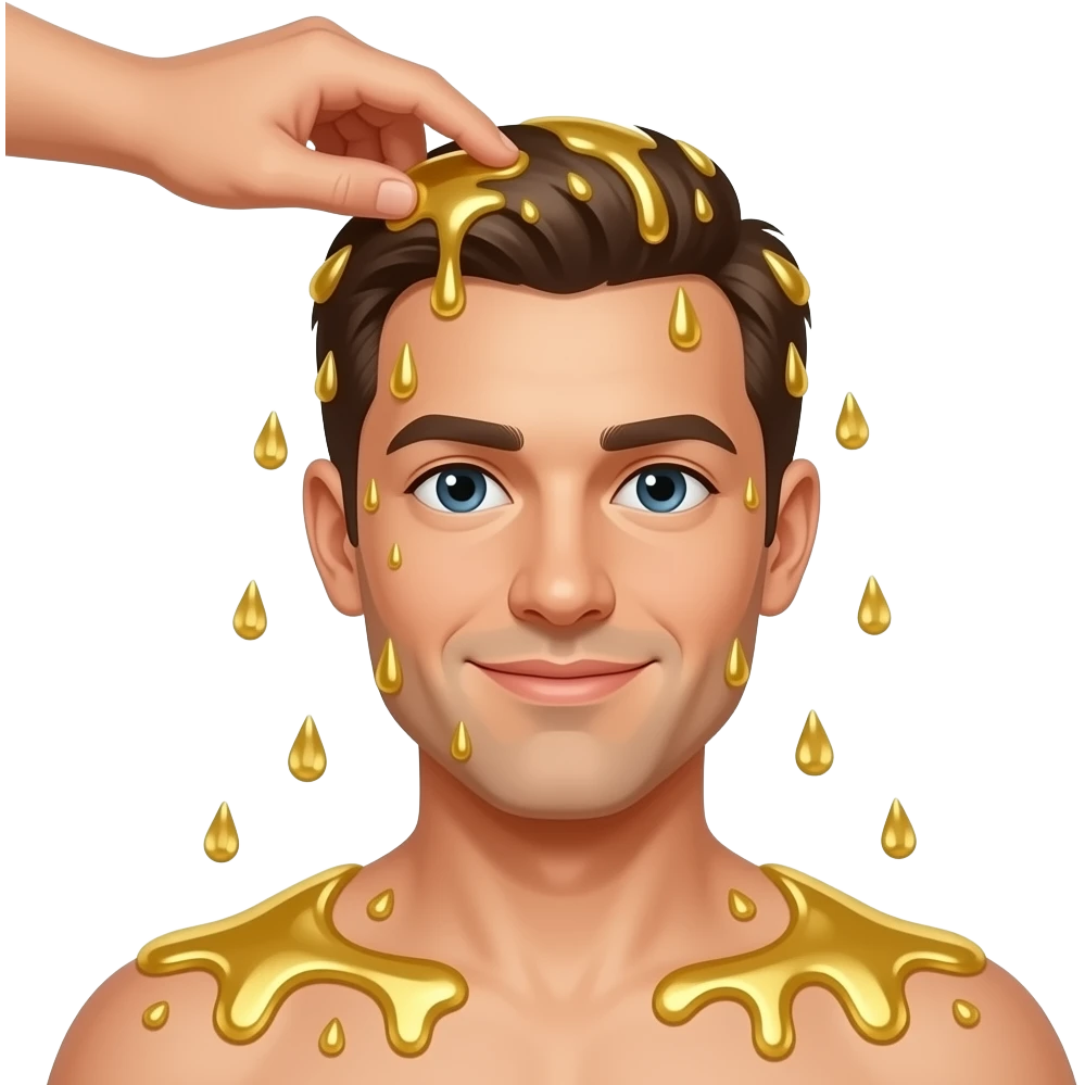 Mann golden shower emoji