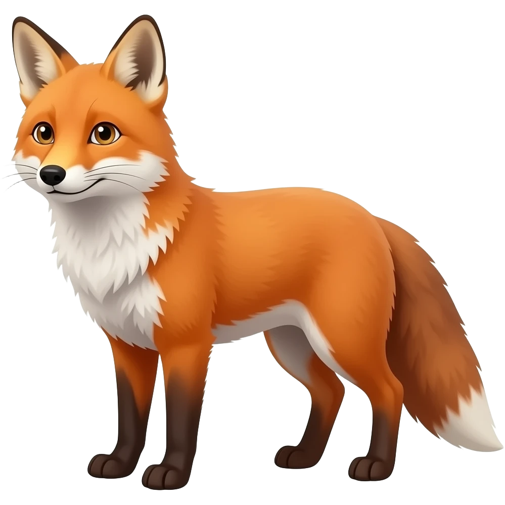 Fox realistic emoji
