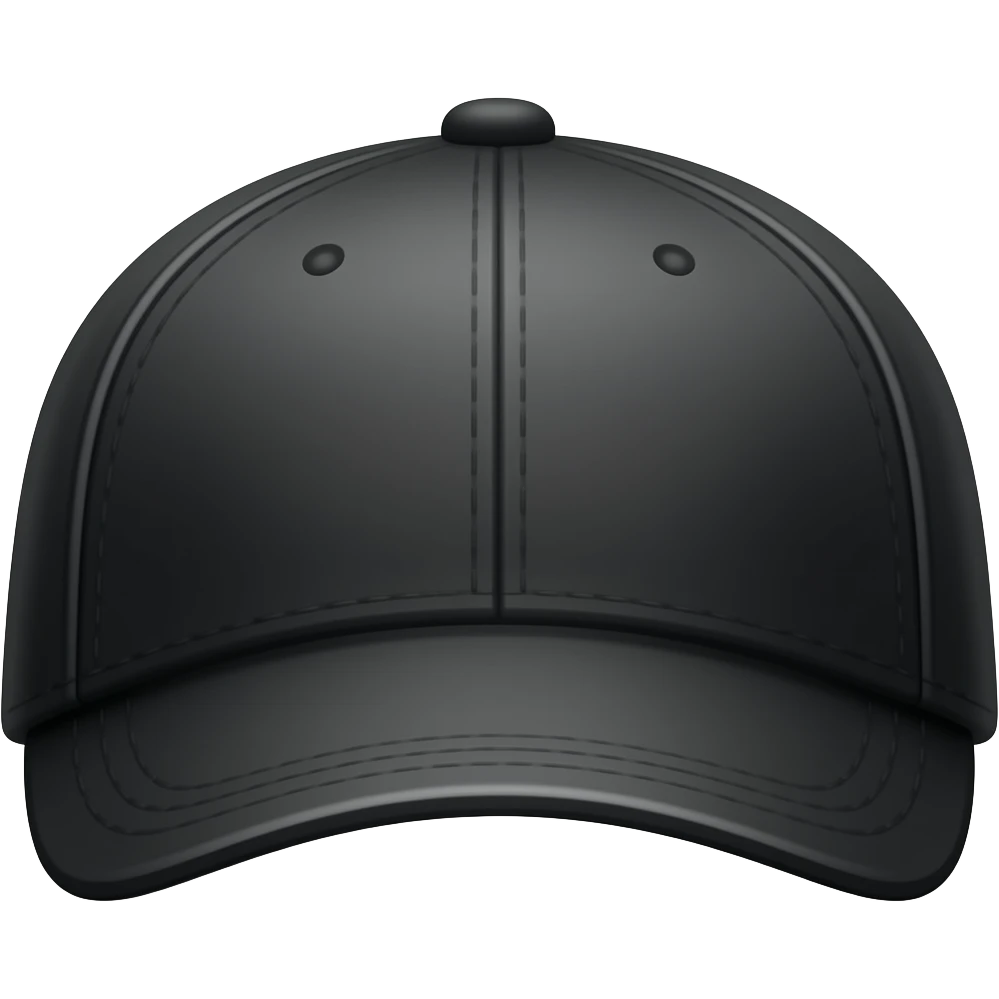 FLAT CAP BLACK Newsboy Cap emoji