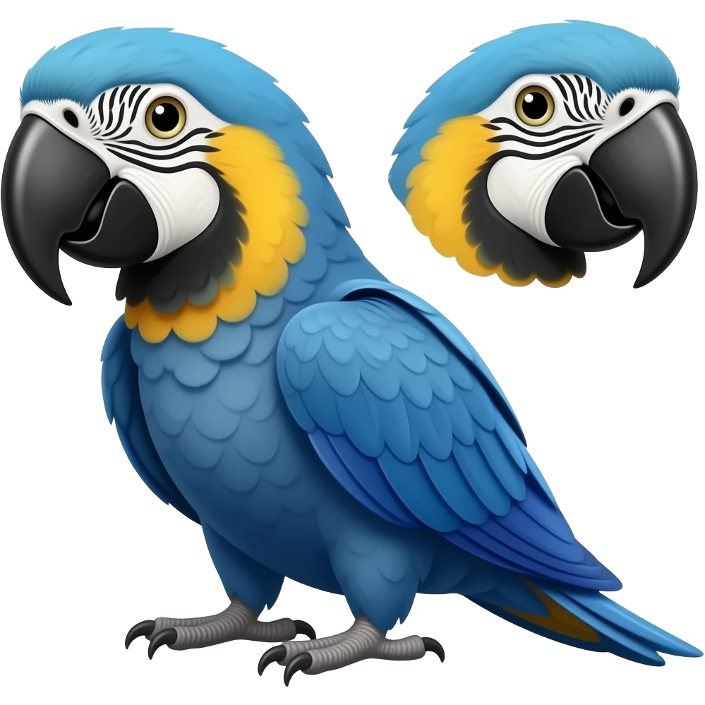 Arara azul emoji