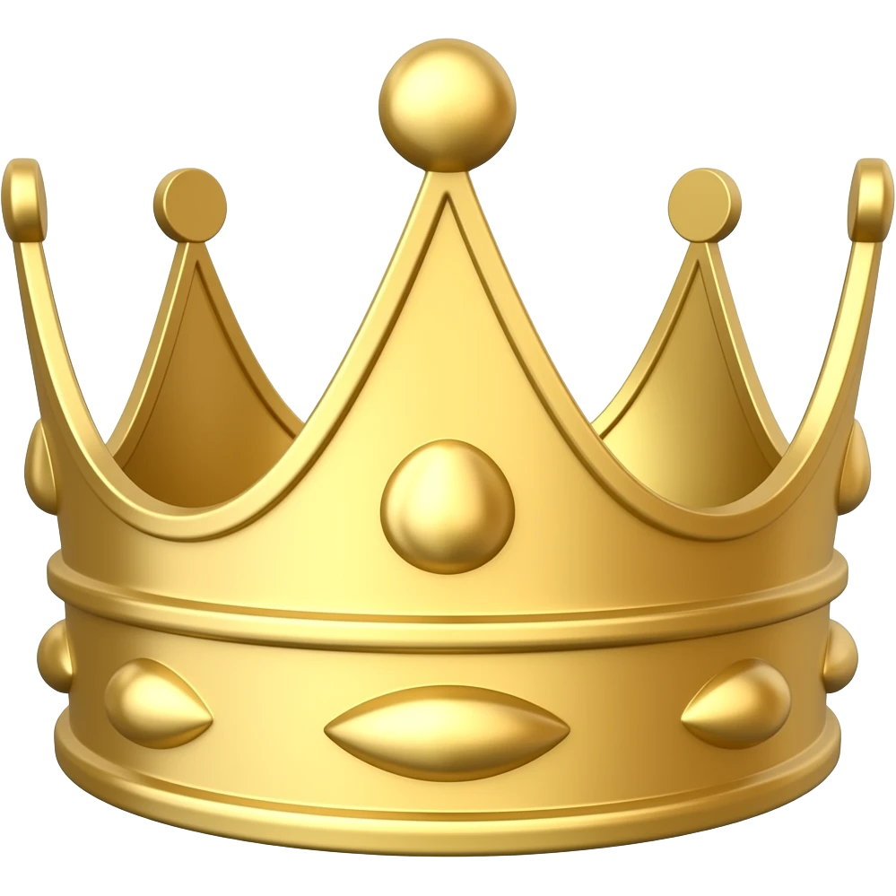 una corona emoji