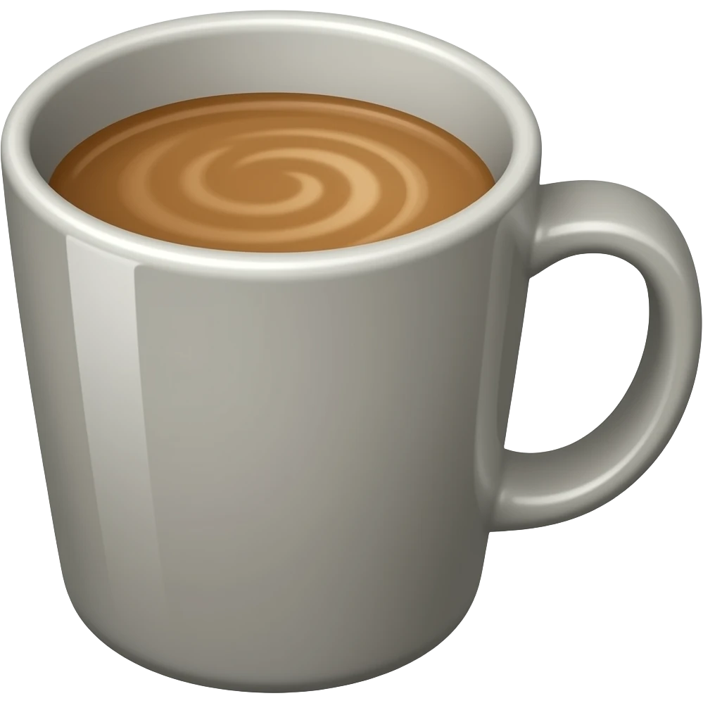 Nescafe gri kupa emoji