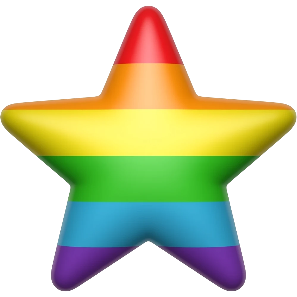 RAINBOW STAR emoji