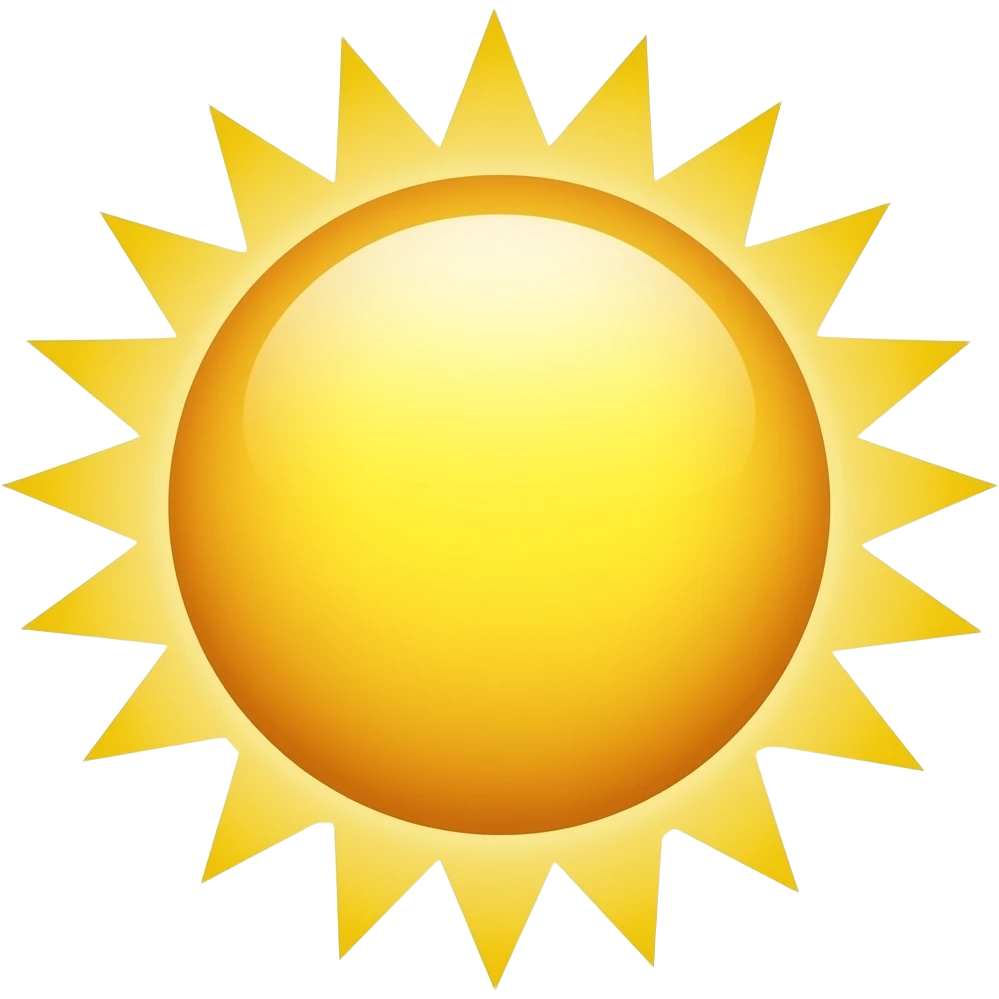 Sun emoji