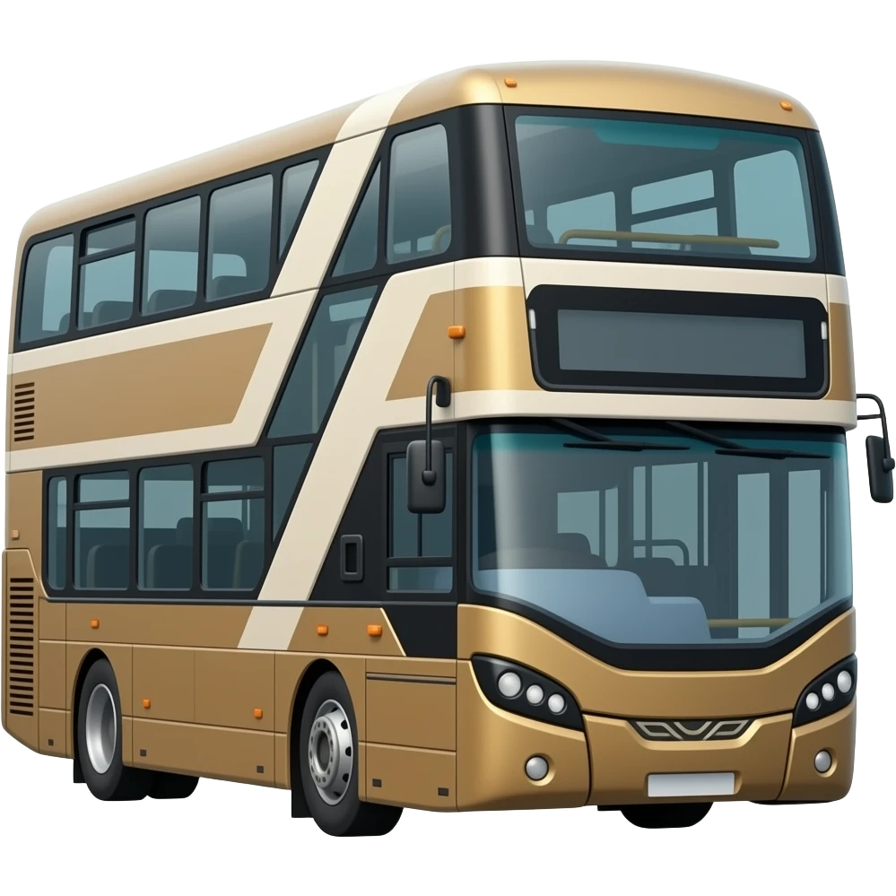 Double deck bus emoji