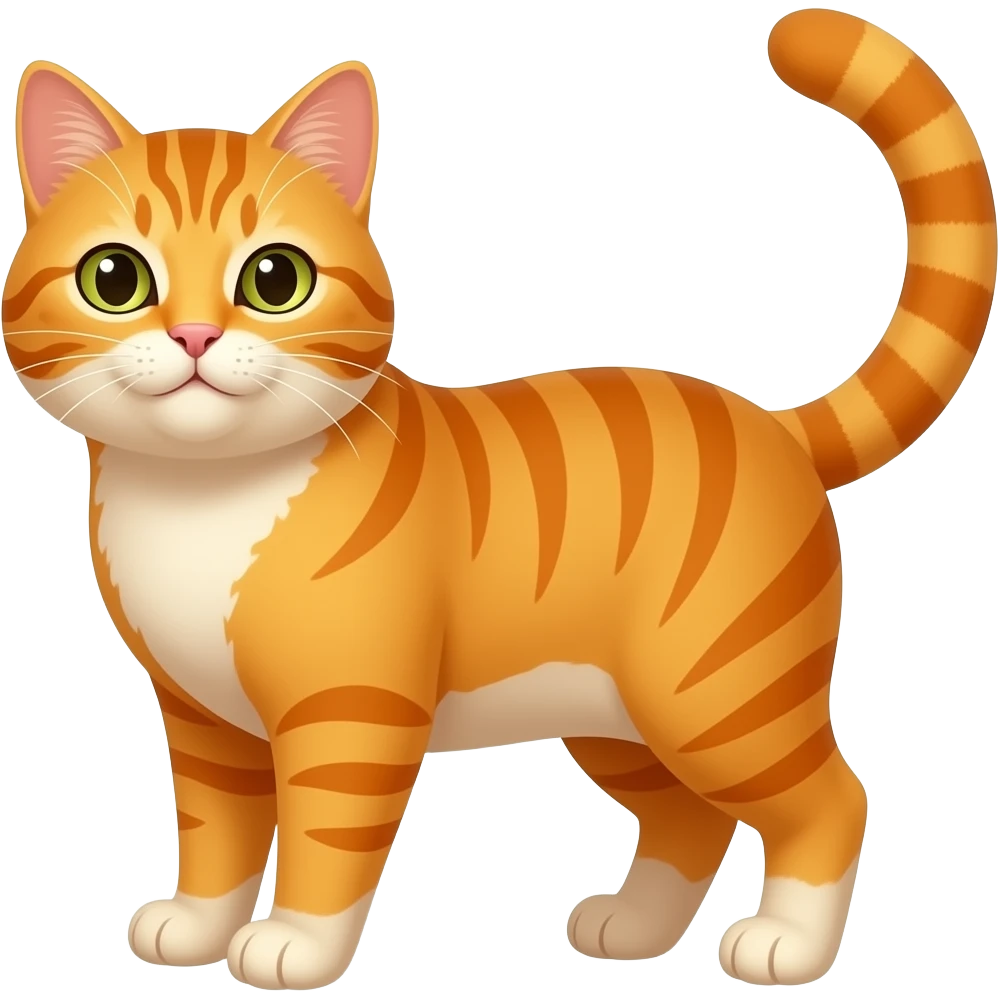 orange cat emoji