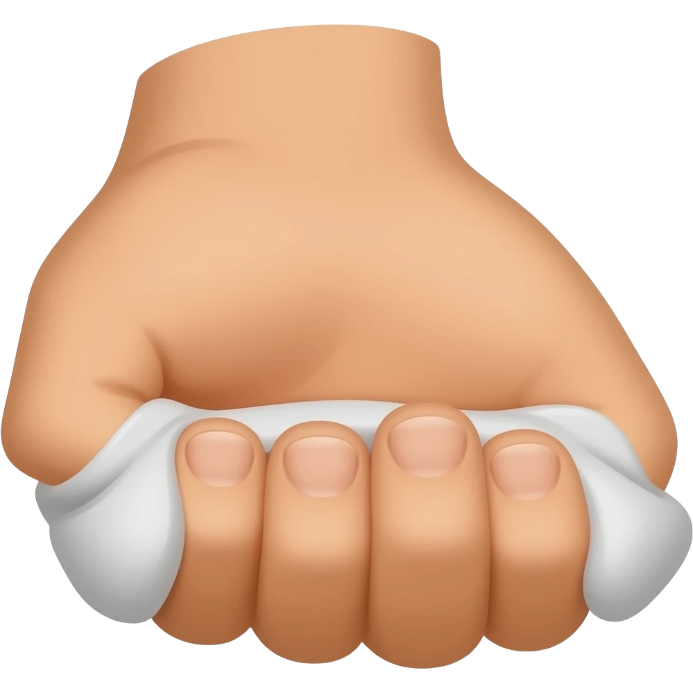 Una mano agarrando un culo emoji